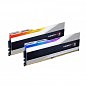 Модуль памяти для компьютера DDR5 32GB (2x16GB) 6000 MHz Trident Z5 RGB Silver G.Skill (F5-6000J4040F16GX2-TZ5RS) (U0645471)