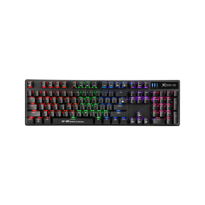 Клавиатура Xtrike ME GK-980 6 colors-LED Mechanical Red Switch USB Black (GK-980) (U0652342)