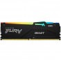 Модуль пам'яті для комп'ютера DDR5 32GB (2x16GB) 5600 MHz FURY Beast RGB Kingston Fury (ex.HyperX) (KF556C40BBAK2-32) (U0722022)