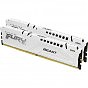 Модуль пам'яті для комп'ютера DDR5 32GB (2x16GB) 5200 MHz FURY Beast White Kingston Fury (ex.HyperX) (KF552C40BWK2-32) (U0883800)