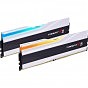 Модуль памяти для компьютера DDR5 64GB (2x32GB) 6400 MHz Trident Z5 RGB Matte White G.Skill (F5-6400J3239G32GX2-TZ5RW) (U0909462)
