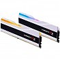 Модуль памяти для компьютера DDR5 64GB (2x32GB) 6400 MHz Trident Z5 RGB Matte White G.Skill (F5-6400J3239G32GX2-TZ5RW) (U0909462)