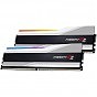 Модуль памяти для компьютера DDR5 64GB (2x32GB) 6400 MHz Trident Z5 RGB Matte White G.Skill (F5-6400J3239G32GX2-TZ5RW) (U0909462)