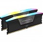 Модуль памяти для компьютера DDR5 48GB (2x24GB) 5200 MHz Vengeance RGB Black Corsair (CMH48GX5M2B5200C38) (U0909502)