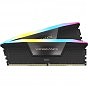 Модуль памяти для компьютера DDR5 48GB (2x24GB) 5200 MHz Vengeance RGB Black Corsair (CMH48GX5M2B5200C38) (U0909502)