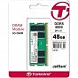 Модуль пам'яті для ноутбука SoDIMM DDR5 48GB 5600 MHz Transcend (JM5600ASE-48G) (U1018621)