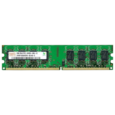 Модуль пам'яті для комп'ютера DDR2 2GB 800 MHz Hynix (HYMP125U64CP8-S6 / HYMP125U64CP8) (L009065)