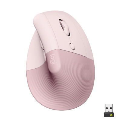 Мышка Logitech Lift Vertical Ergonomic Wireless/Bluetooth Rose (910-006478) (U0648503)