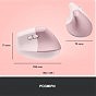 Мышка Logitech Lift Vertical Ergonomic Wireless/Bluetooth Rose (910-006478) (U0648503)