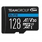 Карта памяти Team 128GB microSDXC class 10 UHS-I/U3 Elite (TEAUSDX128GIV30A103) (U0654927)