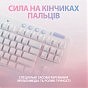 Клавиатура Logitech G713 Aurora Gaming GX Red USB UA Off-White (920-010678) (U0706790)