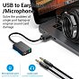 Звуковая плата Vention Audio USB 2х3,5 мм jack 0.15m (CDYB0) (U0855395)