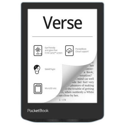 Электронная книга Pocketbook 629 Verse Bright Blue (PB629-2-CIS) (U0857946)