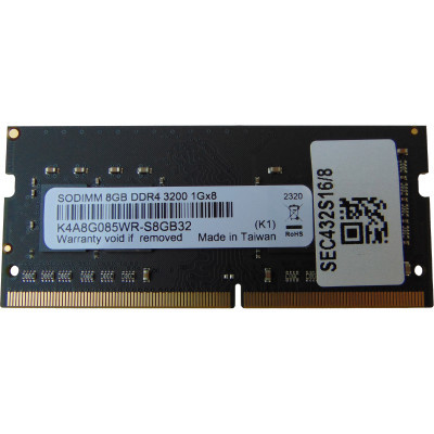 Модуль памяти для ноутбука SoDIMM DDR4 8GB 3200 MHz Samsung (SEC432S16/8) (U0888009)