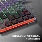 Клавиатура GamePro MK140R Red Swich Low Profile USB Dark Gray (MK140R) (U0968321)
