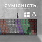 Клавиатура GamePro MK140R Red Swich Low Profile USB Dark Gray (MK140R) (U0968321)