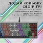 Клавиатура GamePro MK140R Red Swich Low Profile USB Dark Gray (MK140R) (U0968321)