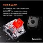 Клавиатура GamePro MK160B Hot-Swap Red Swich RGB USB UA Black (MK160B) (U0950984)
