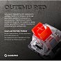 Клавиатура GamePro MK160B Hot-Swap Red Swich RGB USB UA Black (MK160B) (U0950984)