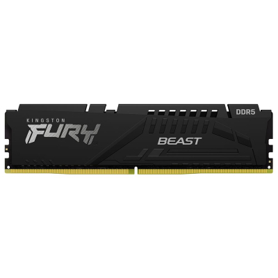 Модуль памяти для компьютера DDR5 16GB 5200 MHz Beast AM5 Black Kingston Fury (ex.HyperX) (KF552C36BBE-16) (U0700273)