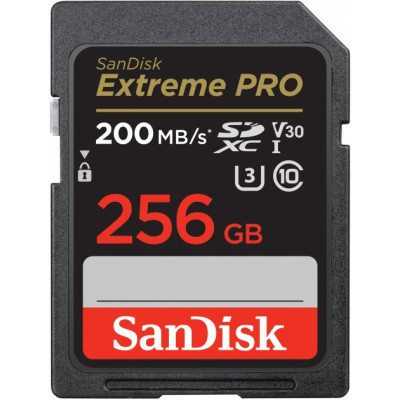 Карта памяти SanDisk 256GB SD class 10 UHS-I U3 V30 Extreme PRO (SDSDXXD-256G-GN4IN) (U0746507)