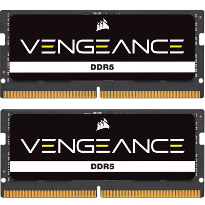 Модуль памяти для ноутбука SoDIMM DDR5 32GB (2x16GB) 5600 MHz Vengeance Corsair (CMSX32GX5M2A5600C48) (U0922438)
