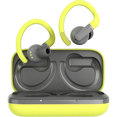 Наушники Canyon OnRun 11 Sport TWS Yellow/Grey (CNS-TWS11GR) (U1006125)
