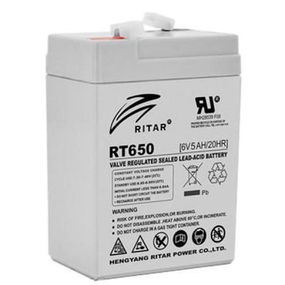 Батарея к ИБП Ritar AGM RT650, 6V-5Ah (RT650) (U0245008)