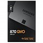 Накопичувач SSD 2.5» 1TB 870 QVO Samsung (MZ-77Q1T0BW) (U0448119)