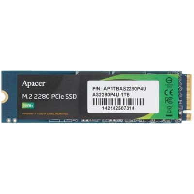 Накопичувач SSD M.2 2280 1TB Apacer (AP1TBAS2280P4U-1) (U0606300)