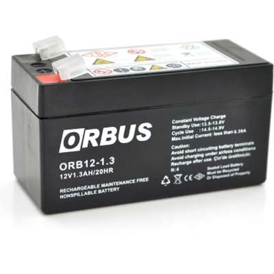 Батарея до ДБЖ Orbus ORB1213 AGM 12V 1.3Ah (ORB1213) (U0828317)