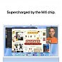 Компьютер Apple 24» iMac Retina 4.5K / Apple M4 (10-c/CPU, 10-c/GPU), 16, 256, Silver (MWV13UA/A) (U1030423)