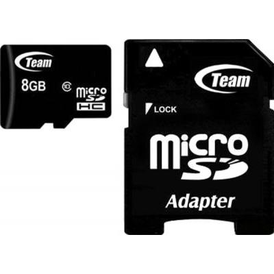 Карта памяти Team 8Gb microSDHC class 10 (TUSDH8GCL1003) (U0104383)