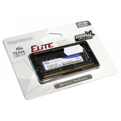 Модуль памяти для ноутбука SoDIMM DDR4 8GB 2400 MHz Elite Team (TED48G2400C16-S01) (U0212074)