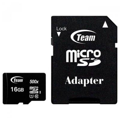 Карта памяти Team 16GB microSD class 10 UHS-I (TUSDH16GCL10U03) (U0314890)