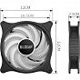 Кулер для корпуса PcCooler FX-120-3 (U0511437)