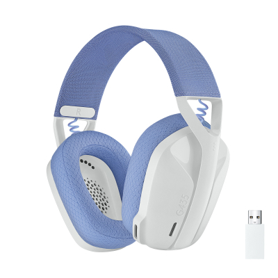 Наушники Logitech G435 Lightspeed Wireless Gaming Headset White (981-001074) (U0589464)