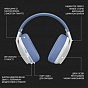 Наушники Logitech G435 Lightspeed Wireless Gaming Headset White (981-001074) (U0589464)