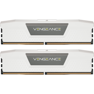 Модуль памяти для компьютера DDR5 32GB (2x16GB) 5200 MHzVengeance White Corsair (CMK32GX5M2B5200C40W) (U0746465)