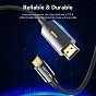 Кабель мультимедийный USB-C 3.1 to HDMI 1.8m 8K 60 Гц Zinc Alloy TPE Black Vention (CRCBAC) (U0955463)