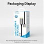 Кабель мультимедийный USB-C 3.1 to HDMI 1.8m 8K 60 Гц Zinc Alloy TPE Black Vention (CRCBAC) (U0955463)