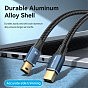 Кабель мультимедийный Mini DisplayPort to Mini DisplayPort 2.0m V1.4 8K 60Hz 32.4Gbps Blue Aluminum Alloy Vention (HCGLH) (U0955468)