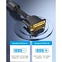 Кабель мультимедийный DVI to DVI 24+1pin 8.0m 2K 60Hz ferrite Vention (EAEBK) (U0955472)