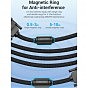Кабель мультимедийный DVI to DVI 24+1pin 8.0m 2K 60Hz ferrite Vention (EAEBK) (U0955472)