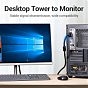 Кабель мультимедийный DVI to DVI 24+1pin 8.0m 2K 60Hz ferrite Vention (EAEBK) (U0955472)