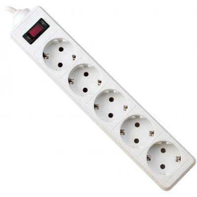 Сетевой фильтр питания Defender ES 3m 5 роз. white (99482) (U0084714)