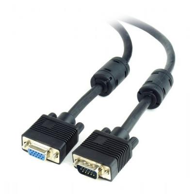 Кабель мультимедийный VGA M/F 3.0m Cablexpert (CC-PPVGAX-10B) (U0139473)