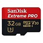 Карта памяти SanDisk 32GB microSD class 10 V30 A1 UHS-I U3 4K Extreme Pro (SDSQXCG-032G-GN6MA) (U0247011)
