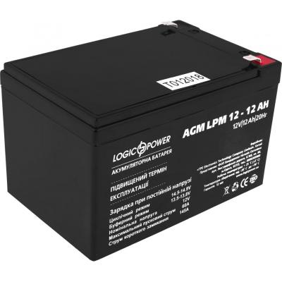 Батарея к ИБП LogicPower LPM 12В 12Ач (6550) (U0296401)
