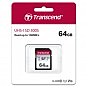 Карта памяти Transcend 64GB SDXC class 10 UHS-I U1 V10 (TS64GSDC300S) (U0309095)